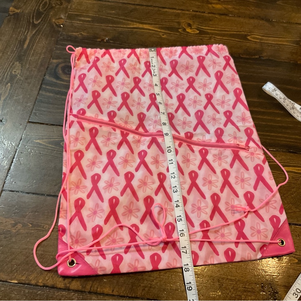Source Unknown Pink Ribbon Drawstring Bag - Picture 3 of 4